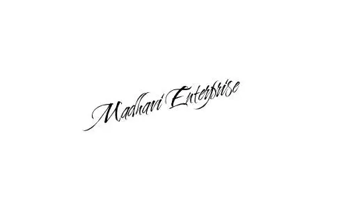 Madhavi Enterprise name signature